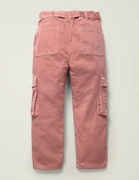 Cargo Trousers - Dusky Rose Pink Cargo Trousers - Dusky Rose Pink