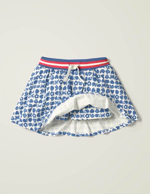 Jersey Skort - Sky Blue Maritime Geo Jersey Skort - Sky Blue Maritime Geo