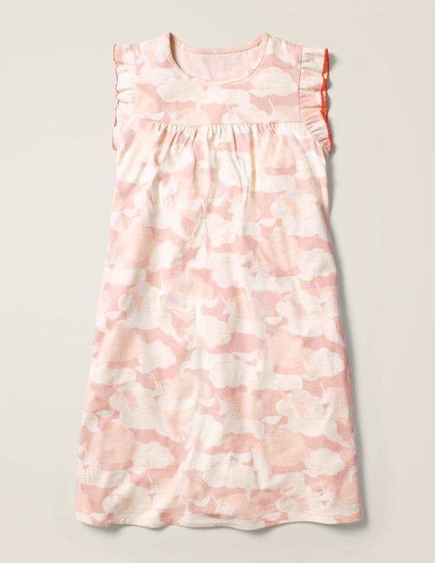 Printed Nightie - Provence Pink Unicorn Sky Printed Nightie - Provence Pink Unicorn Sky