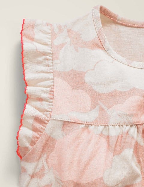 Printed Nightie - Provence Pink Unicorn Sky Printed Nightie - Provence Pink Unicorn Sky