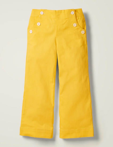 Matrosenhose Mit Knopfverschluss Vorne - Narzissengelb Matrosenhose Mit Knopfverschluss Vorne - Narzissengelb
