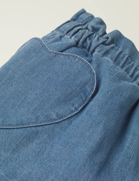 Shorts mit Herztaschen - Denim Shorts mit Herztaschen - Denim