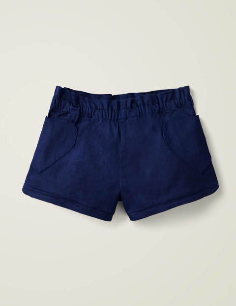 Heart Pocket Shorts - College Navy Heart Pocket Shorts - College Navy