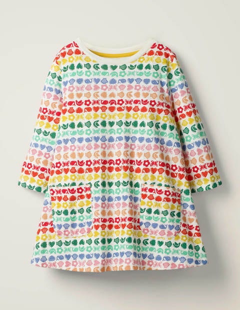 Printed Tunic - Rainbow Maritime Geo Printed Tunic - Rainbow Maritime Geo