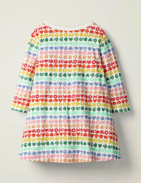 Printed Tunic - Rainbow Maritime Geo Printed Tunic - Rainbow Maritime Geo