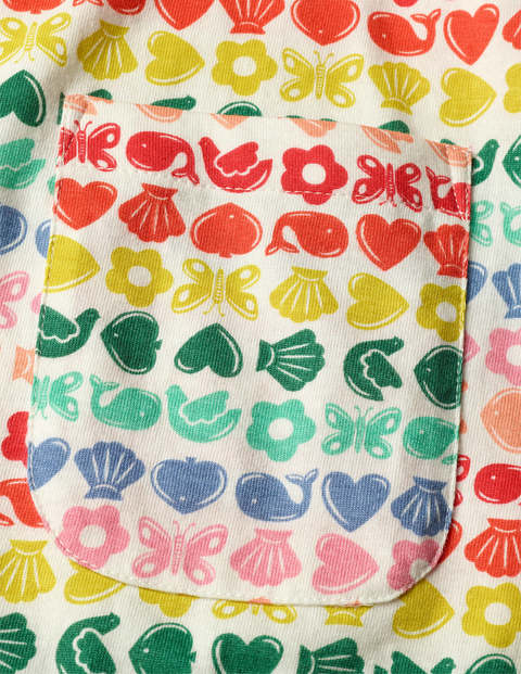 Printed Tunic - Rainbow Maritime Geo Printed Tunic - Rainbow Maritime Geo