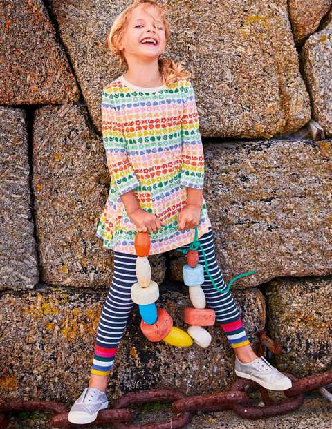 Printed Tunic - Rainbow Maritime Geo Printed Tunic - Rainbow Maritime Geo