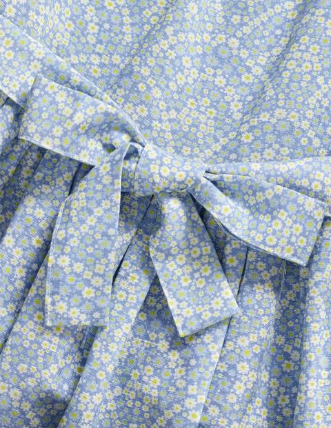 Vintage-Kleid - Babyblau, Blümchen/Regenbogen Vintage-Kleid - Babyblau, Blümchen/Regenbogen