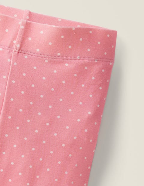Fröhliche Leggings - Kirschblütenrosa, Getupft Fröhliche Leggings - Kirschblütenrosa, Getupft