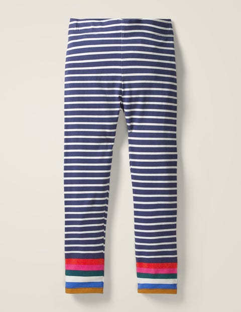 Fun Leggings - College Navy/Ivory Rainbow Fun Leggings - College Navy/Ivory Rainbow