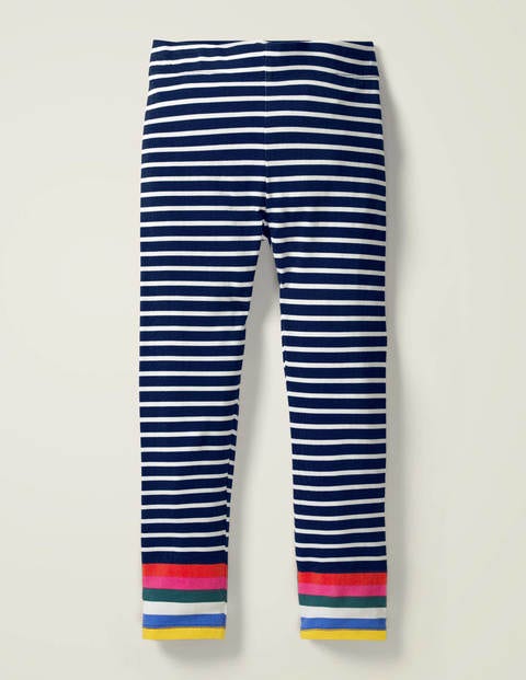 Fun Leggings - College Navy/Ivory Rainbow Fun Leggings - College Navy/Ivory Rainbow