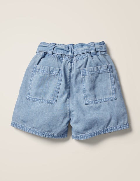 Shorts Mit Taillenschnürung - Faux-Uni Shorts Mit Taillenschnürung - Faux-Uni