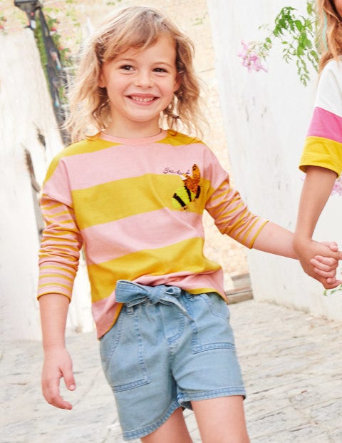 Short Noué À La Taille - Chambray Short Noué À La Taille - Chambray