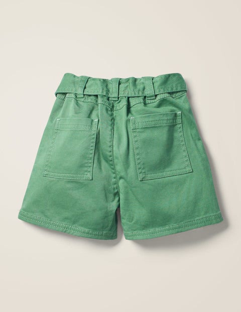 Shorts Mit Taillenschnürung - Rosmaringrün Shorts Mit Taillenschnürung - Rosmaringrün