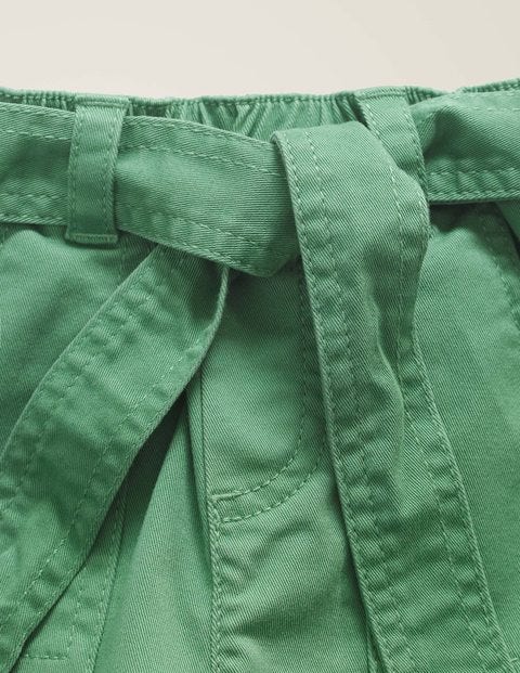 Shorts Mit Taillenschnürung - Rosmaringrün Shorts Mit Taillenschnürung - Rosmaringrün