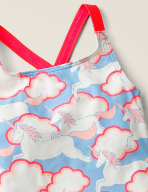 Cross-back Swimsuit - Unicorn Clouds Cross-back Swimsuit - Unicorn Clouds