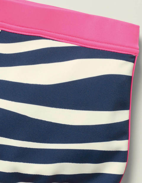 Swim Shorts - Deep Sea Blue Zebra Stripe Swim Shorts - Deep Sea Blue Zebra Stripe