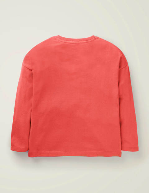 Frill Appliqué T-Shirt - Peach Melba Pink Unicorn Frill Appliqué T-Shirt - Peach Melba Pink Unicorn