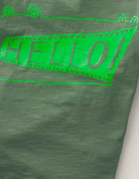 Mouthy Animals T-Shirt - Herb Green Crocodile Mouthy Animals T-Shirt - Herb Green Crocodile