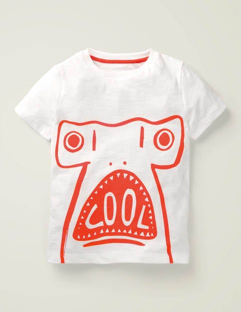 Mouthy Animals T-Shirt - White Shark Mouthy Animals T-Shirt - White Shark