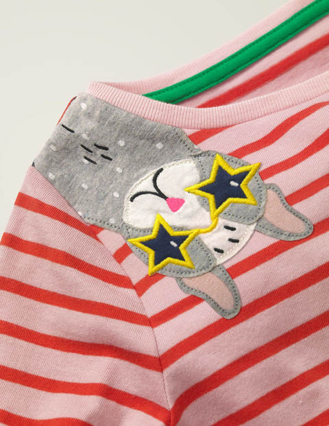 Appliqué Pet Tunic - Boto Pink/Poppy Red Dogs Appliqué Pet Tunic - Boto Pink/Poppy Red Dogs