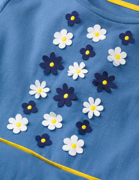 Embroidered Ballerina Dress - Sky Blue Embroidered Ballerina Dress - Sky Blue