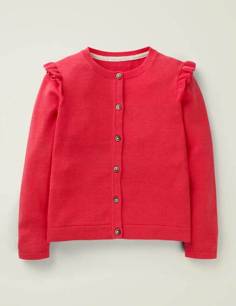 Alltagstauglicher Cardigan - Mohnblumenrot Alltagstauglicher Cardigan - Mohnblumenrot