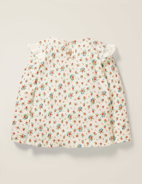 Jerseyoberteil Mit Rüschen - Vintagerosa Jerseyoberteil Mit Rüschen - Vintagerosa