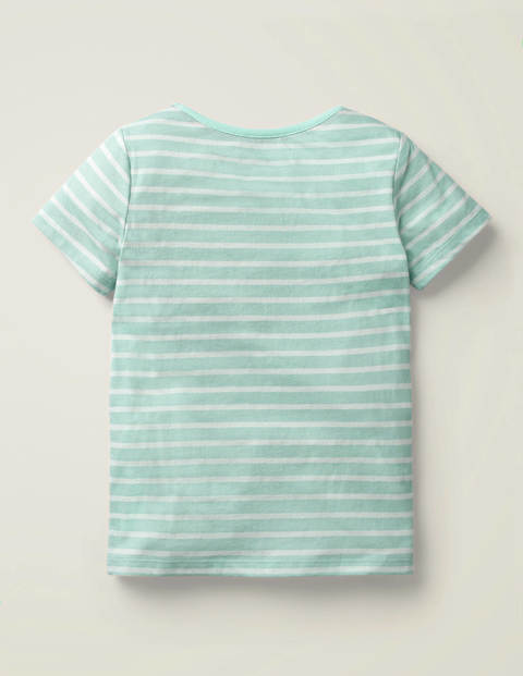 T-Shirt mit farbwechselnden Pailletten - Seeblau, Regenbogen T-Shirt mit farbwechselnden Pailletten - Seeblau, Regenbogen