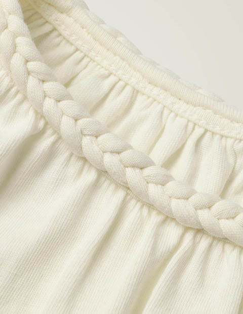 Plait Detail Top - Ivory Plait Detail Top - Ivory