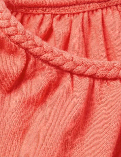 Plait Detail Top - Peach Melba Pink Plait Detail Top - Peach Melba Pink