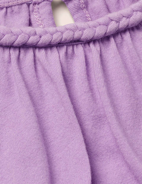 Plait Detail Top - Cool Violet Purple Plait Detail Top - Cool Violet Purple