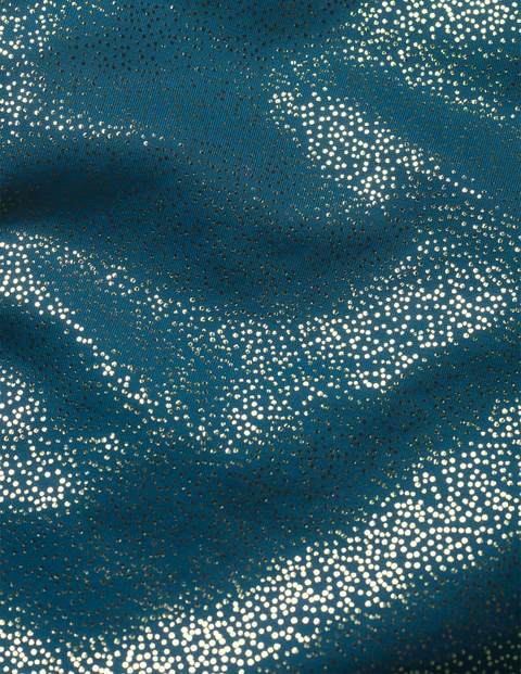 Foil Frill Swimsuit - Ocean Side Blue Foil Frill Swimsuit - Ocean Side Blue