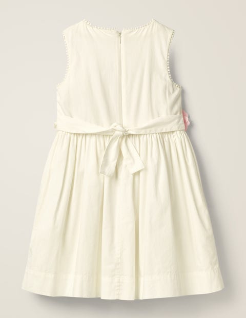 Floral Corsage Dress - Ivory Floral Corsage Dress - Ivory