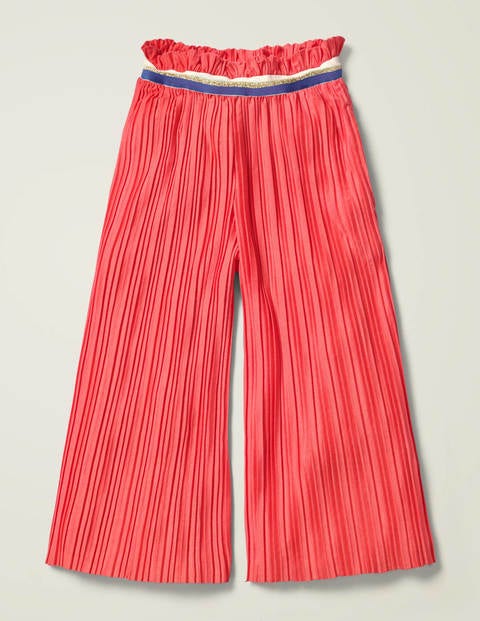 Sparkle Waist Pleated Trousers - Peach Melba Pink Sparkle Waist Pleated Trousers - Peach Melba Pink