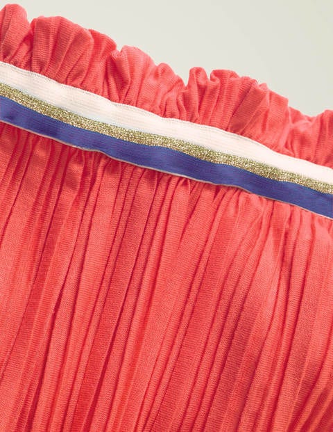 Sparkle Waist Pleated Trousers - Peach Melba Pink Sparkle Waist Pleated Trousers - Peach Melba Pink