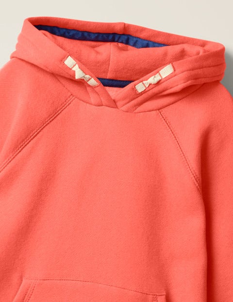 Cosy Hooded Dress - Peach Melba Coral Cosy Hooded Dress - Peach Melba Coral