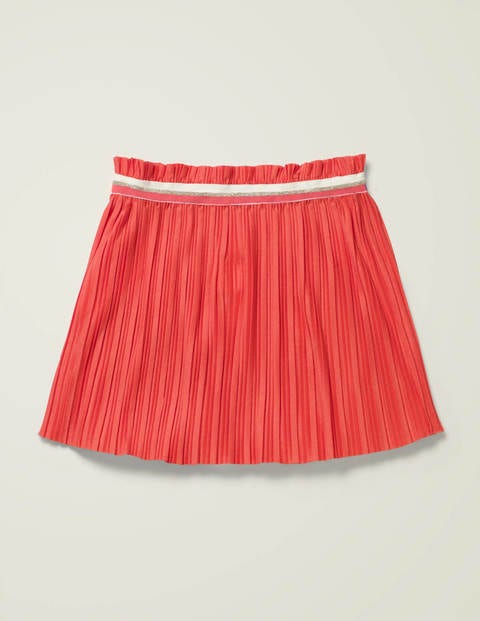 Sparkle Waist Pleated Skirt - Peach Melba Pink Sparkle Waist Pleated Skirt - Peach Melba Pink