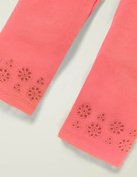 Broderie Leggings - Peach Melba Pink Broderie Leggings - Peach Melba Pink