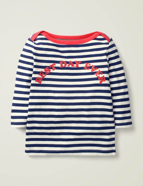 Best Day Ever Gestreiftes T-Shirt - Schuluniform-Navy, Best Day Ever Best Day Ever Gestreiftes T-Shirt - Schuluniform-Navy, Best Day Ever