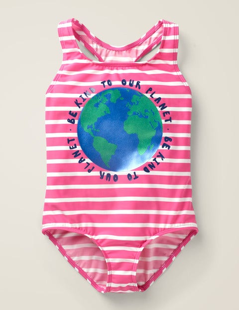 The Planet Swimsuit - Sweet Pink/Ivory Earth The Planet Swimsuit - Sweet Pink/Ivory Earth