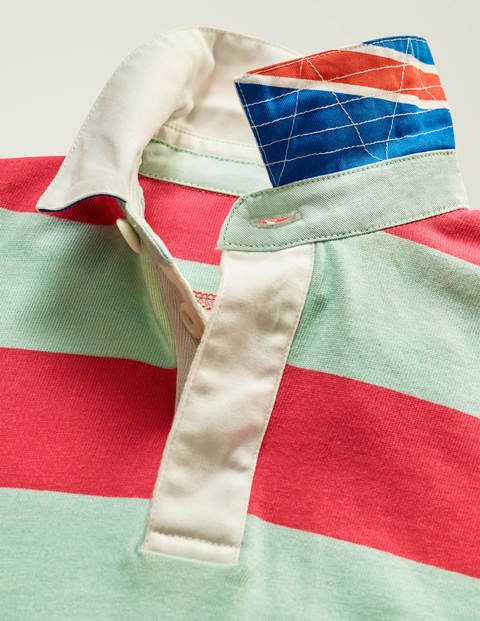 Jersey Shirt Dress - Summer Poppy Red Stripe Jersey Shirt Dress - Summer Poppy Red Stripe