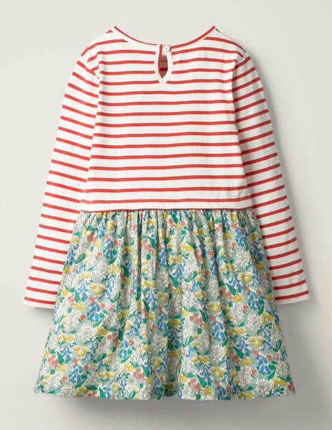 Hotchpotch Dress - Ivory Spring Floral Hotchpotch Dress - Ivory Spring Floral