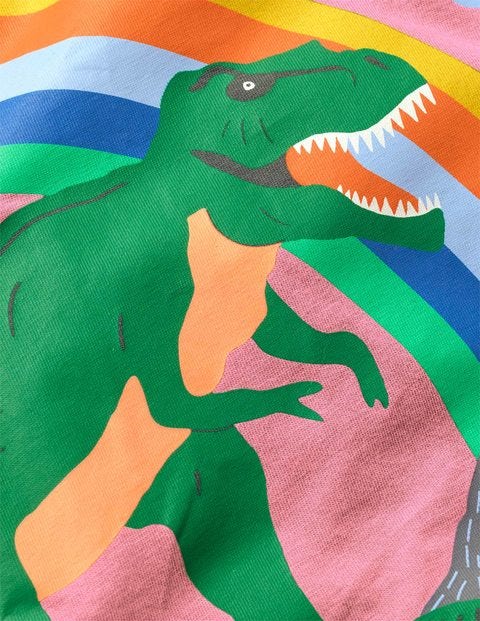 T-Shirt mit Szenenmotiv - Kirschblütenrosa, Dinosaurier T-Shirt mit Szenenmotiv - Kirschblütenrosa, Dinosaurier