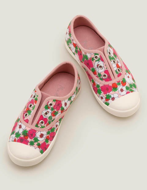 Laceless Canvas Pull-ons - Boto Pink/White Berry Bloom Laceless Canvas Pull-ons - Boto Pink/White Berry Bloom