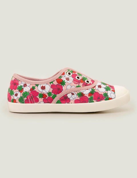 Laceless Canvas Pull-ons - Boto Pink/White Berry Bloom Laceless Canvas Pull-ons - Boto Pink/White Berry Bloom