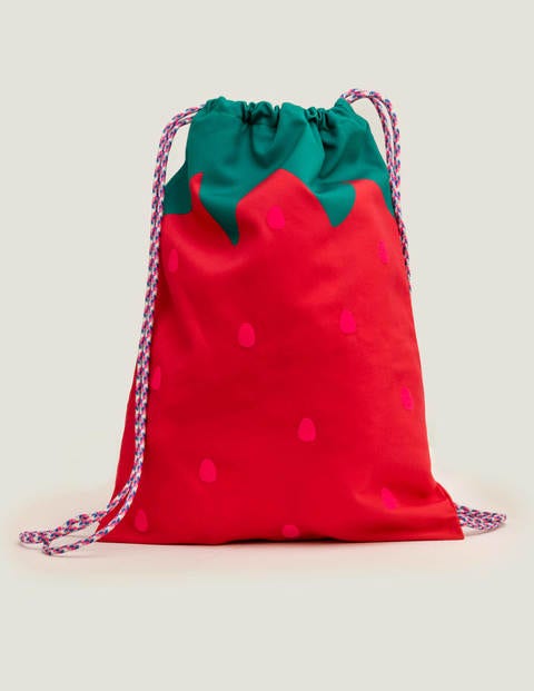 Neue Tasche Mit Zugband - Sommermohn/Rosa Neue Tasche Mit Zugband - Sommermohn/Rosa