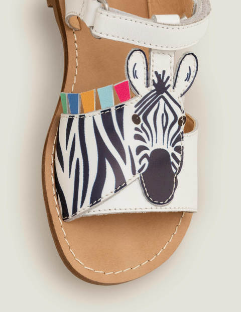 Beach Sandals - White Zebra Beach Sandals - White Zebra