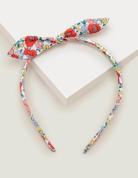 Bow Headband - Multi Pink Flowerbed Bow Headband - Multi Pink Flowerbed