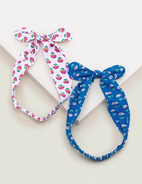 2 Pack Bow Headbands - Multi 2 Pack Bow Headbands - Multi